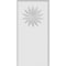 Ekena Millwork Standard Foster Flower Plinth Block With Beveled Edge, 4 1/2"W x 9"H x 1"P PBP045X090X100FOS10 - alternate 2